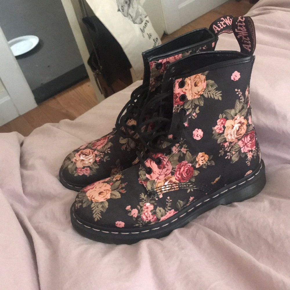 Floral Doc Martens